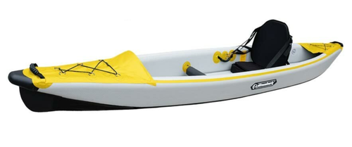 Allroundmarin single-seater hard-kayak flair, yellow-grey
