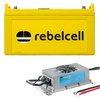 Rebelcell 36V70 Li-Ion Batterie mit wasserdichtem Ladegerät 42V20